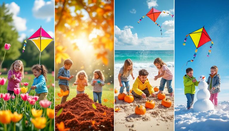 découvrez des idées d'activités pour enfants simples et adaptées à chaque saison et aux conditions météorologiques, pour des moments ludiques en toute simplicité.