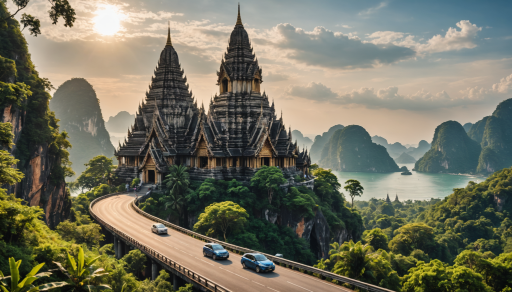 Road trip du nord au sud avec itinéraires à suivre en Thaïlande