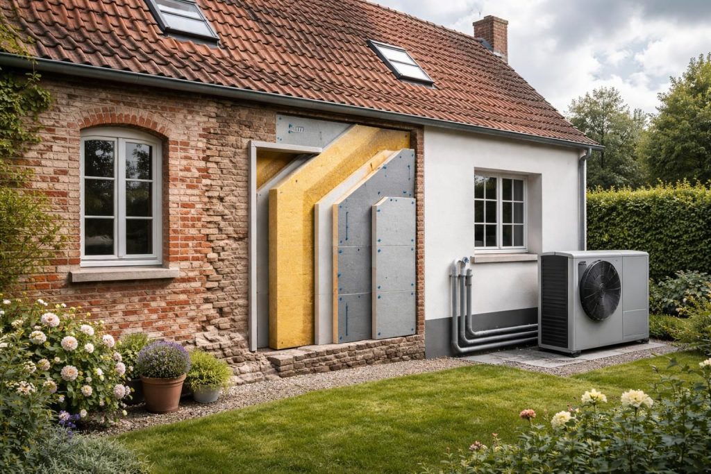 Rénover dans le Nord avec isolation thermique performante Knauf et chauffage adapté au climat