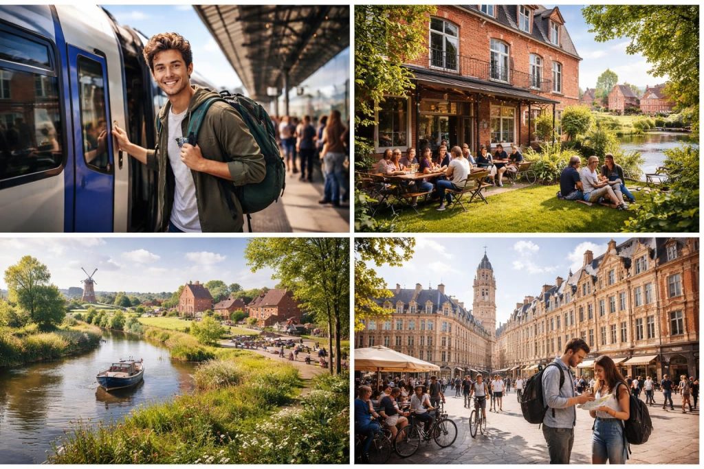 Voyager dans le Nord de la France avec Pass InterRail, auberges jeunesse et Lille City Card