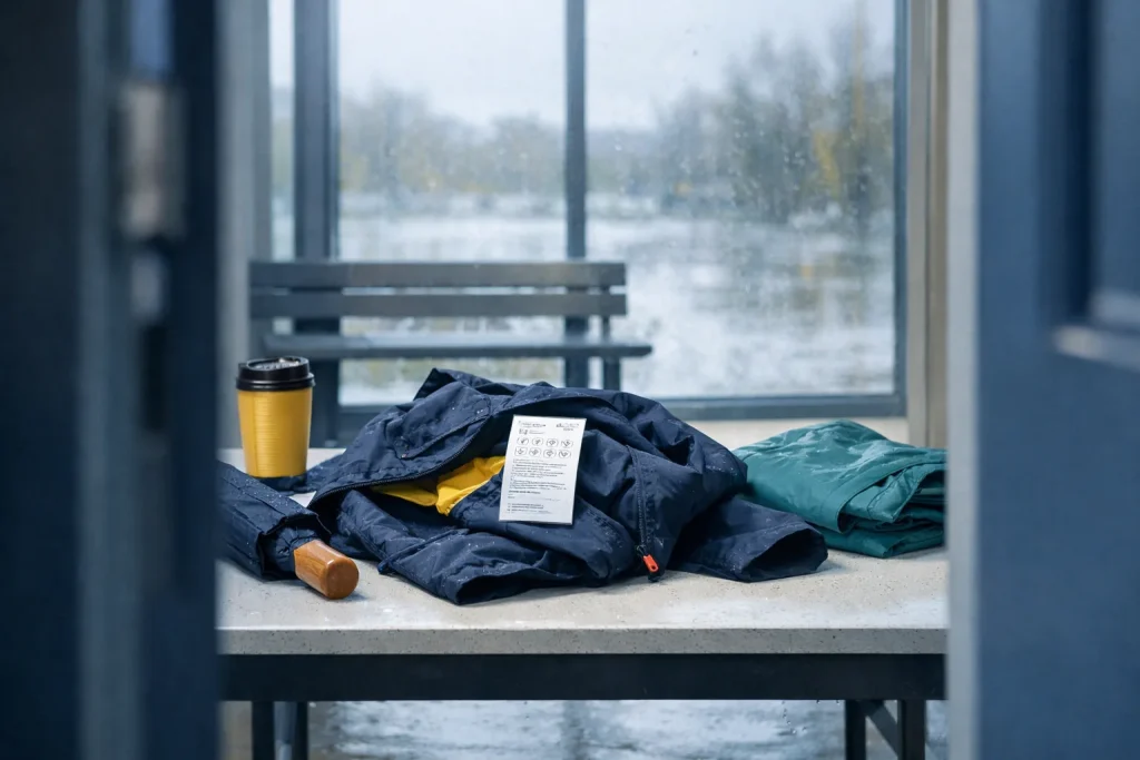 Manteau imperméable : lire l’étiquette avant d’affronter la pluie du Nord
